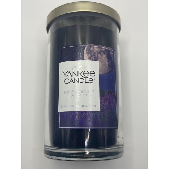 Yankee Candle Midsummers Night 14.25 Oz Jar Candle With Lid Room-Filling Fragran - Picture 1 of 6